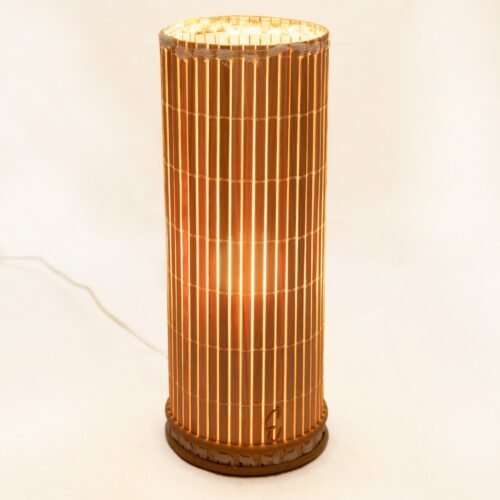 Candeeiro Wood Weave redondo da Ermelinda
