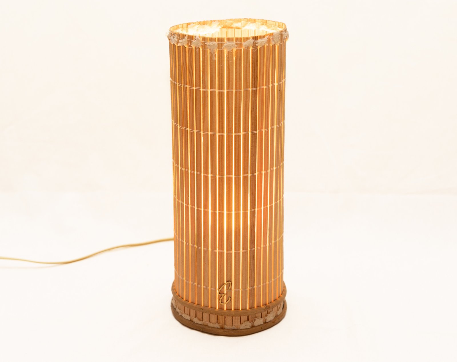 Candeeiro Wood Weave Redondo da Ermelinda